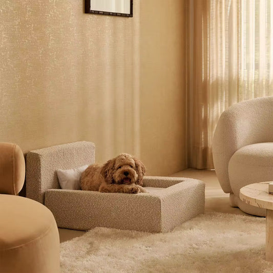 Luxury Chewproof Foam Plush Dog Bed